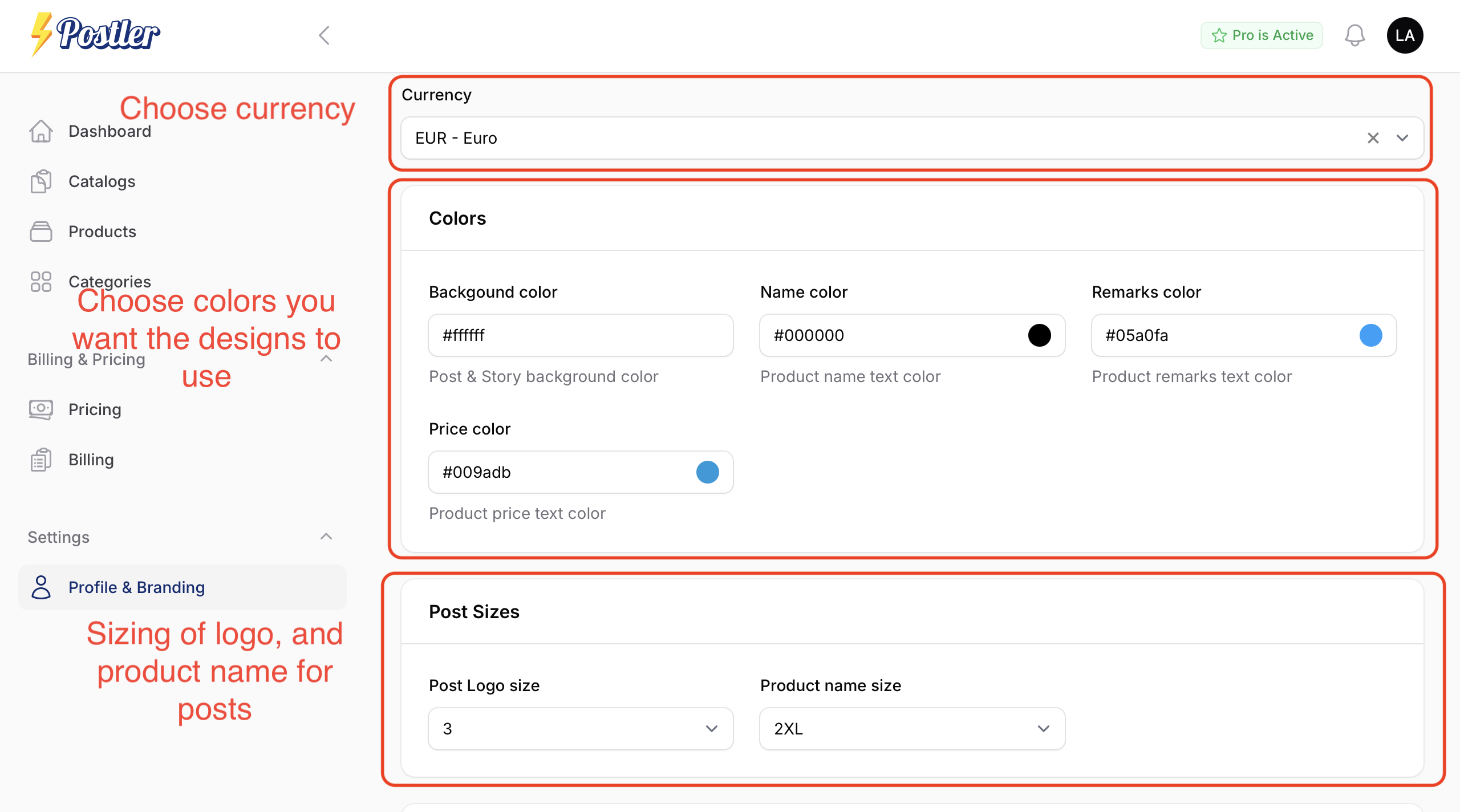 postler branding options postler branding options